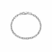 Classic Silver Box Link Bracelet