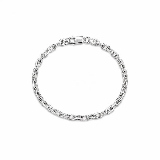 Classic Silver Box Link Bracelet