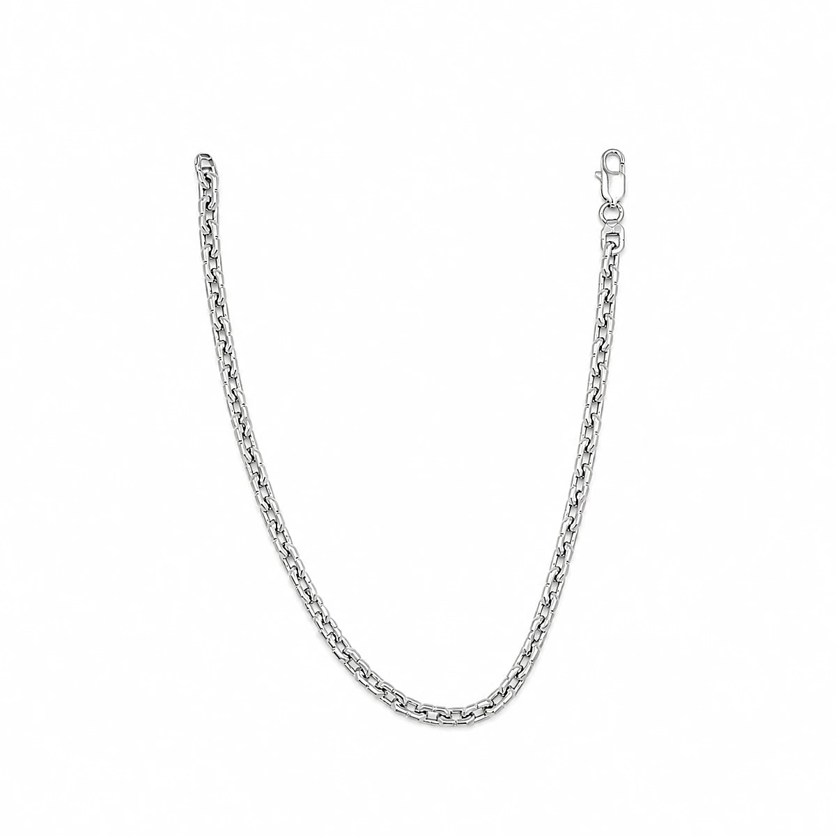 Classic Silver Box Link Bracelet