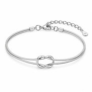Infinity Knot Silver Rakhi