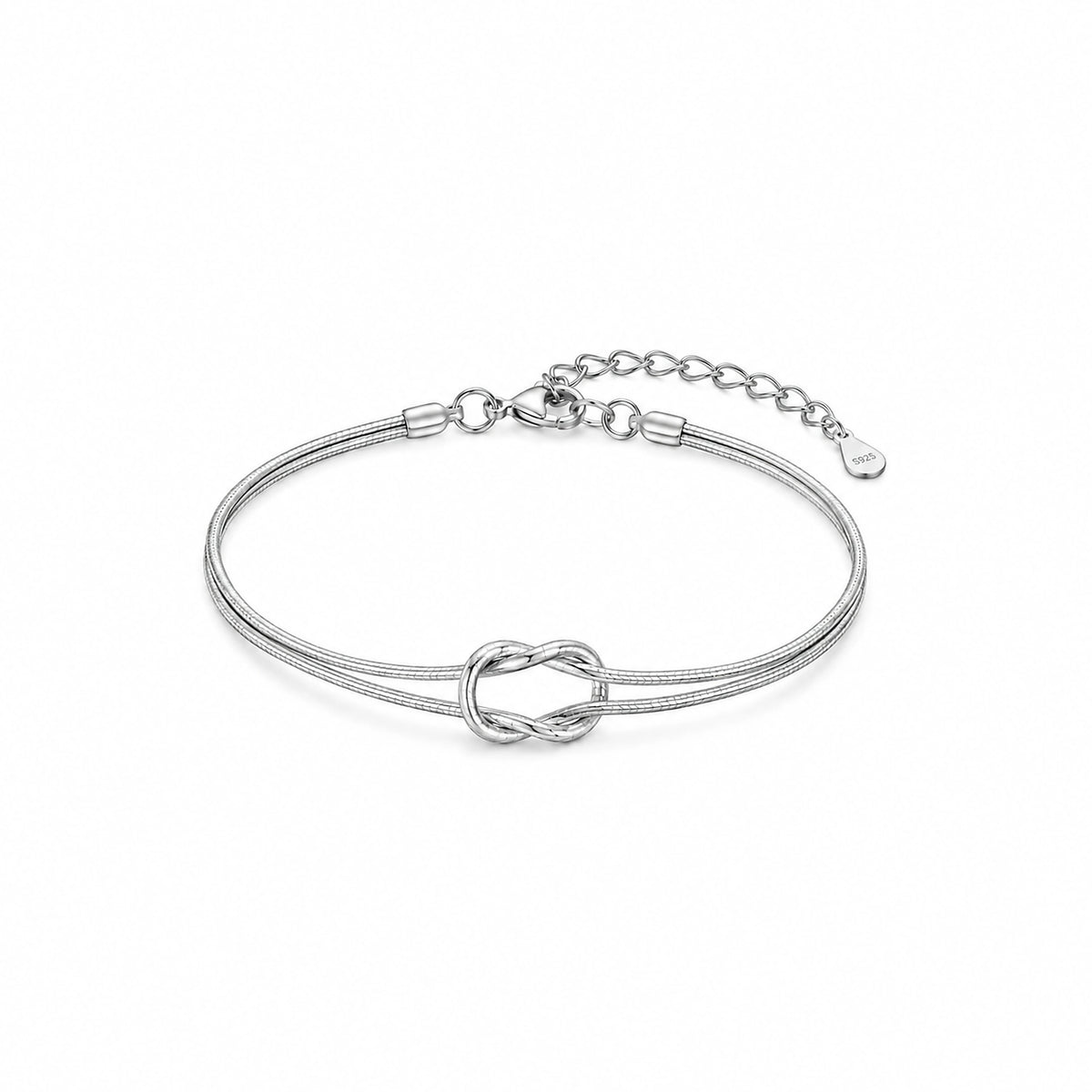 Infinity Knot Silver Rakhi