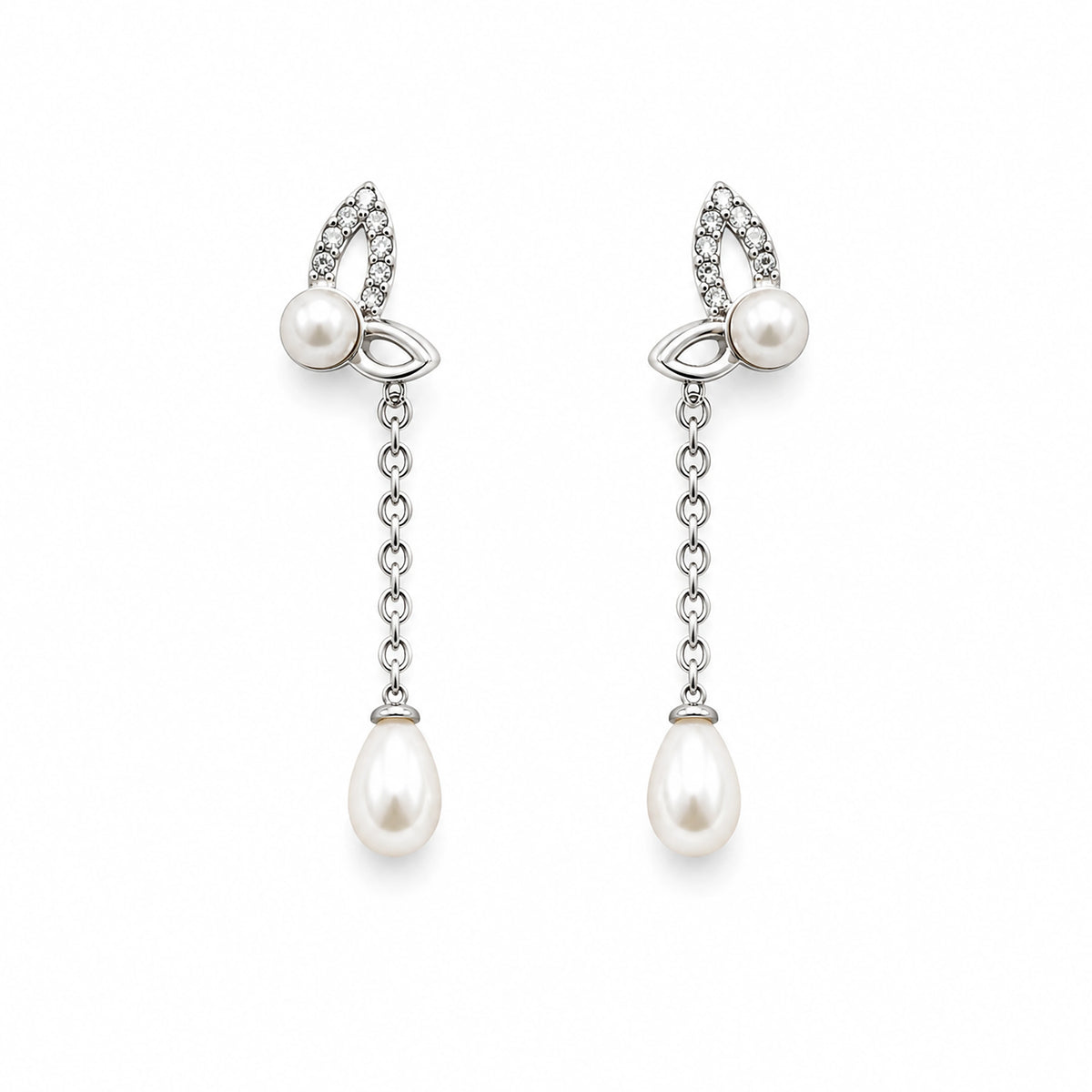 Opaline Butterfly Pearl Jewelry Set