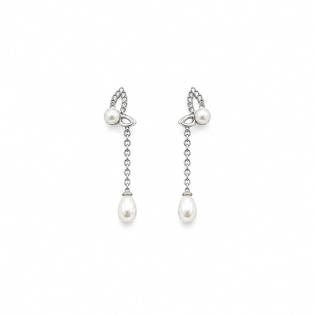 Opaline Butterfly Pearl Jewelry Set