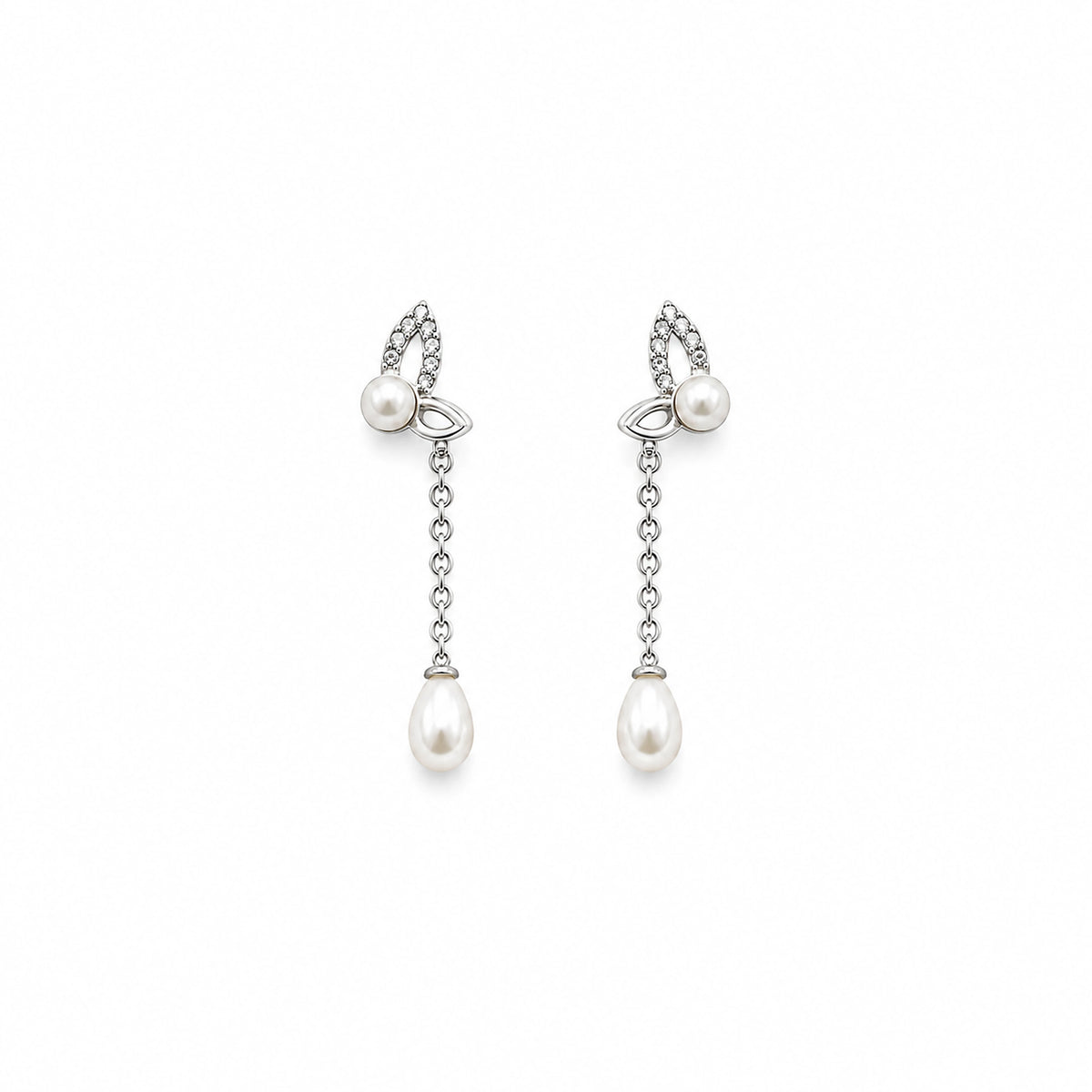 Opaline Butterfly Pearl Jewelry Set