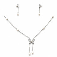 Opaline Butterfly Pearl Jewelry Set