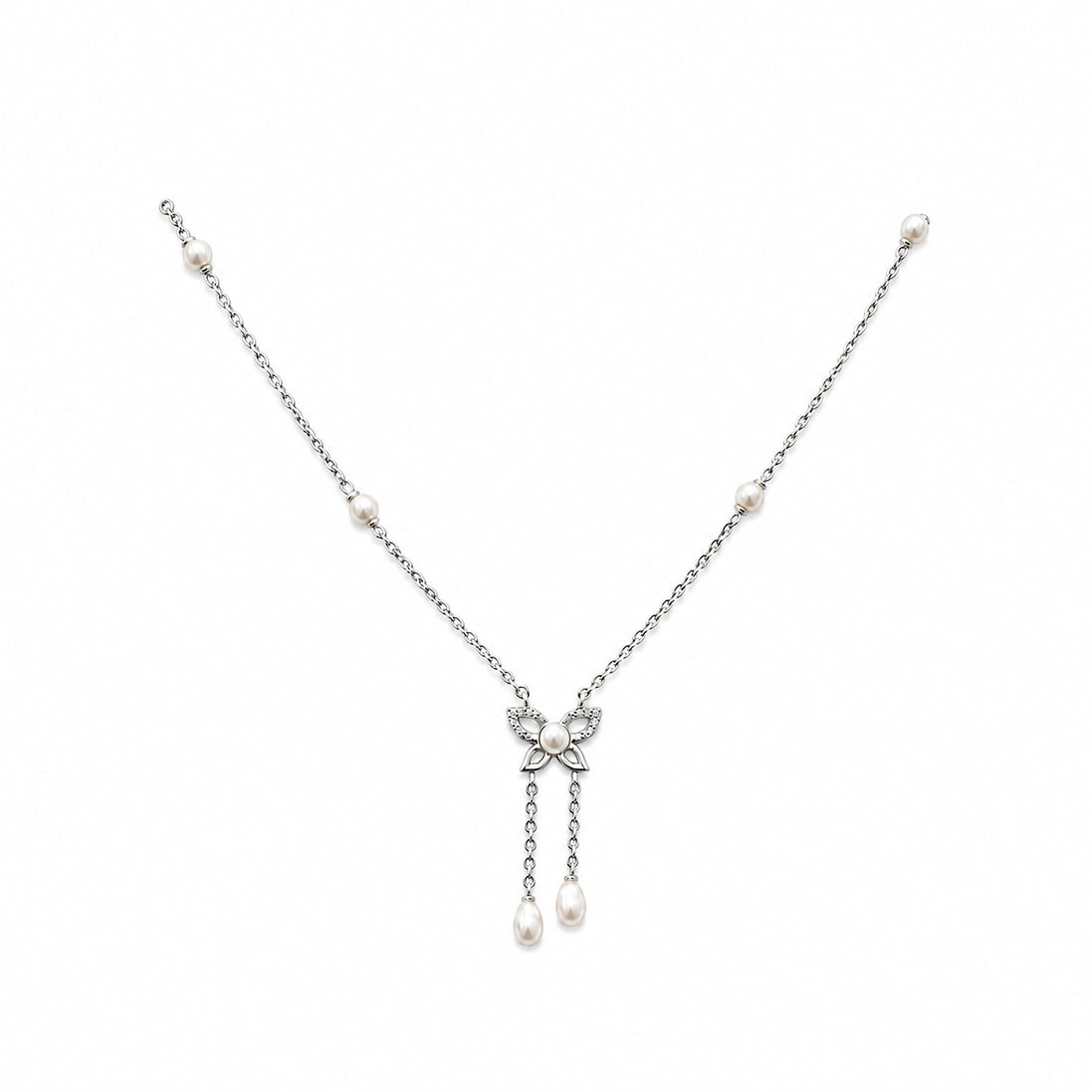 Opaline Butterfly Pearl Jewelry Set