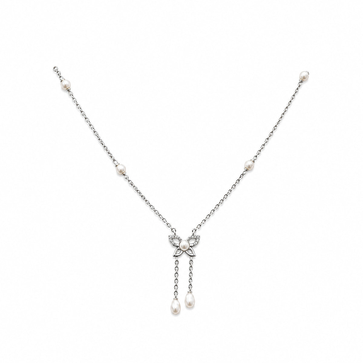 Opaline Butterfly Pearl Jewelry Set