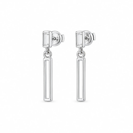 Linear Grace Drop Earrings