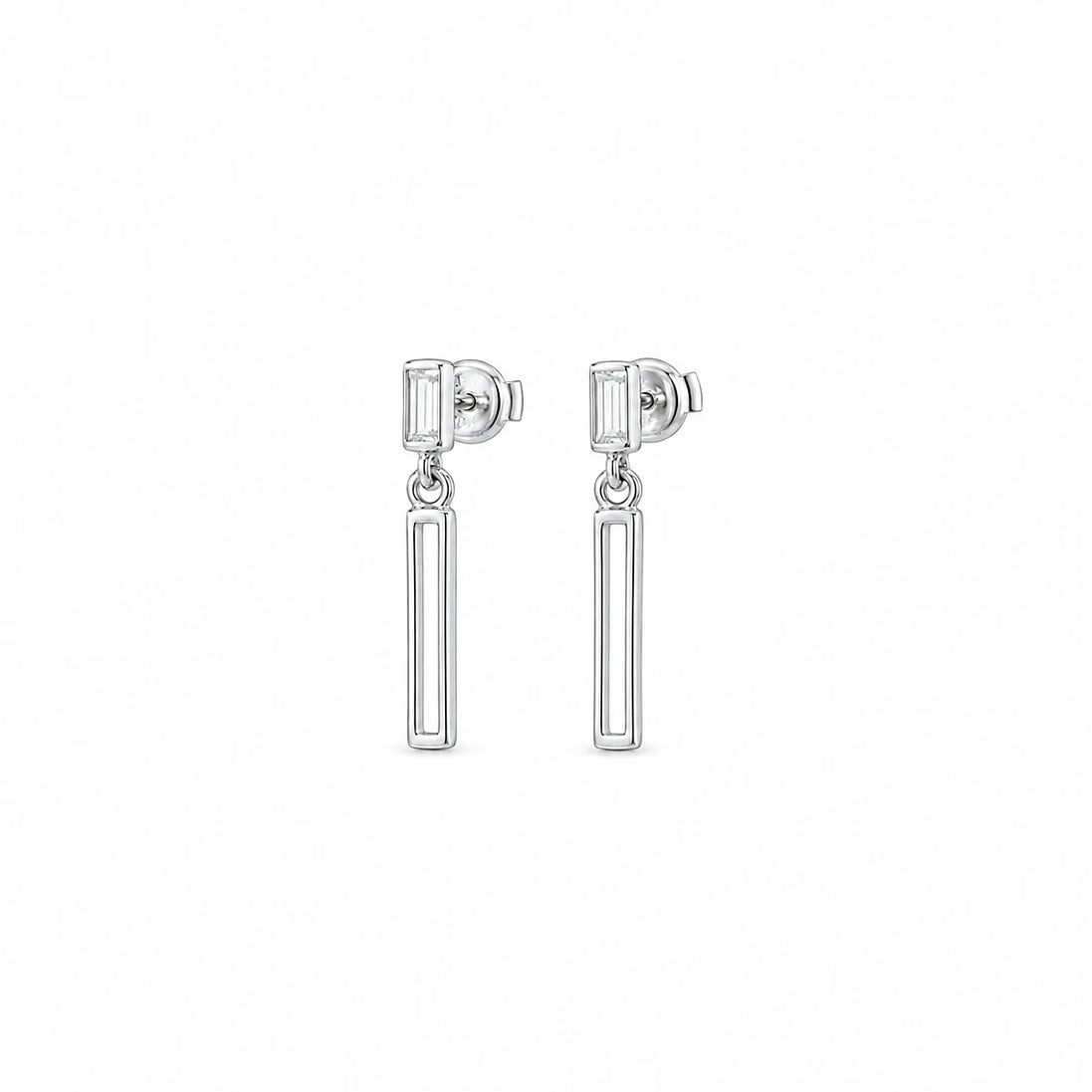 Linear Grace Drop Earrings