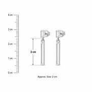 Linear Grace Drop Earrings