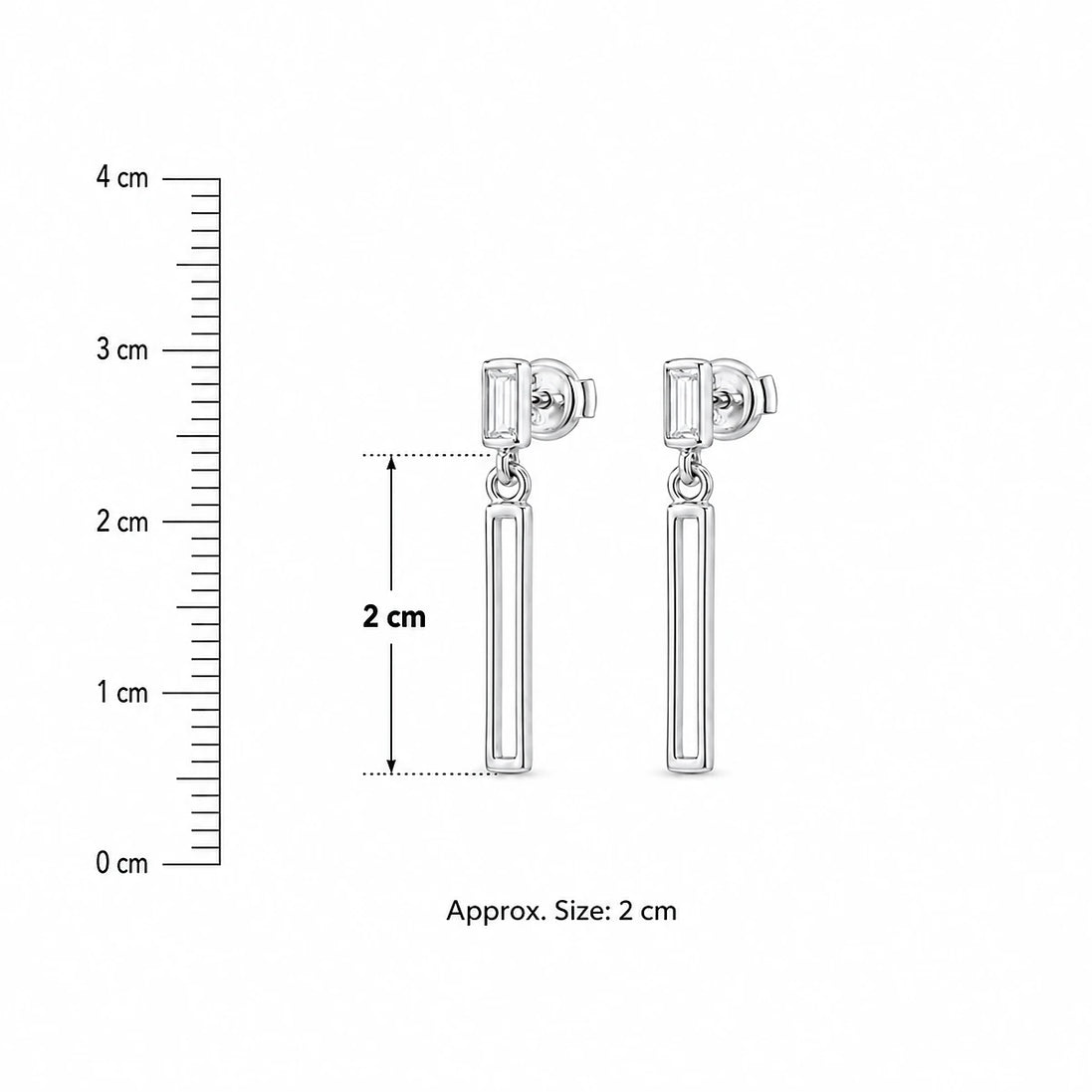 Linear Grace Drop Earrings