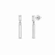 Linear Grace Drop Earrings