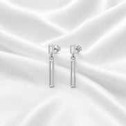 Linear Grace Drop Earrings