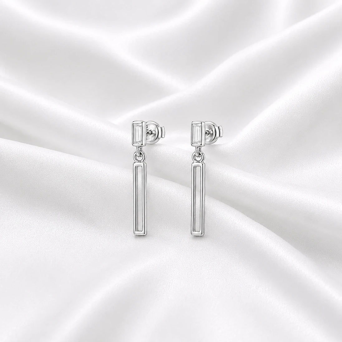 Linear Grace Drop Earrings