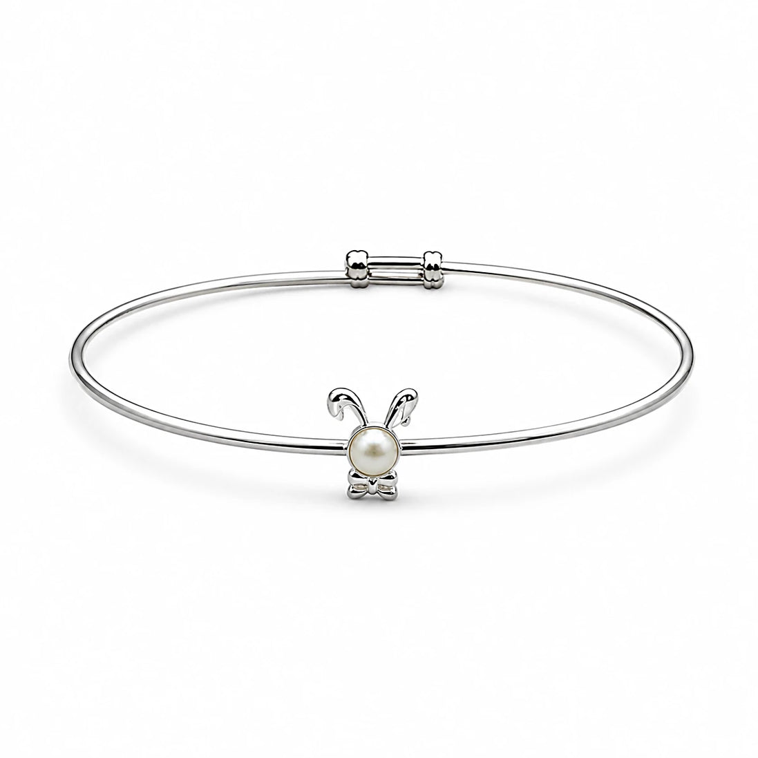 Bunny Pearl Adjustable Kids Bracelet