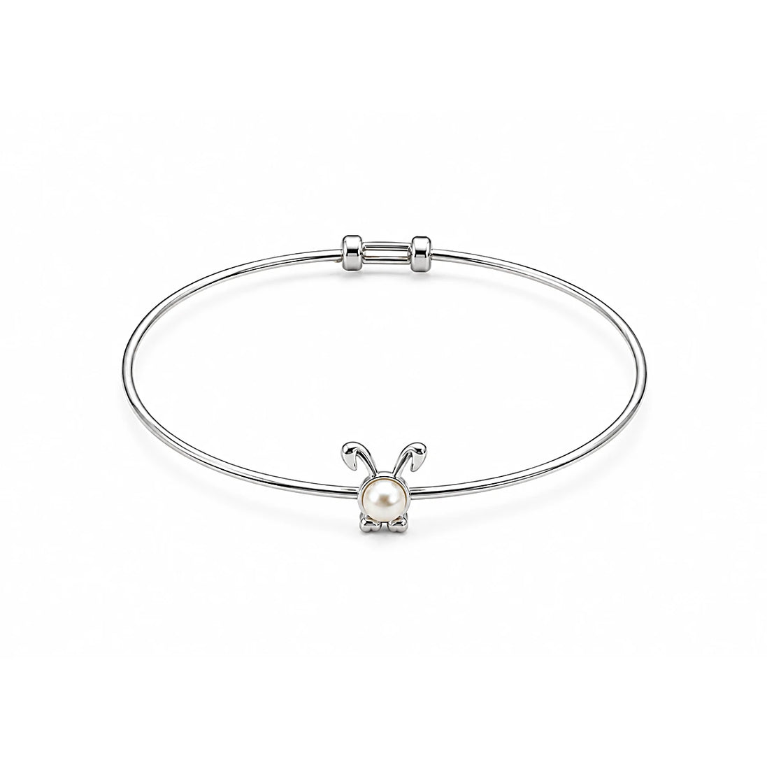 Bunny Pearl Adjustable Kids Bracelet
