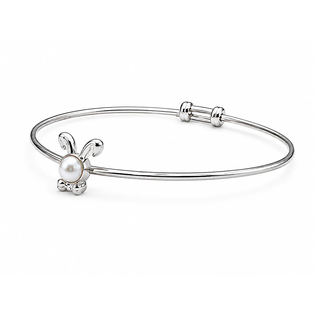 Bunny Pearl Adjustable Kids Bracelet