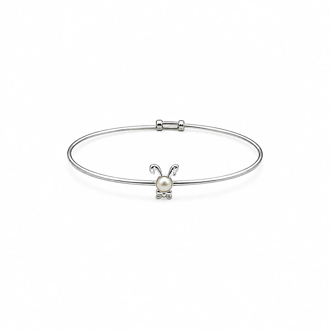Bunny Pearl Adjustable Kids Bracelet