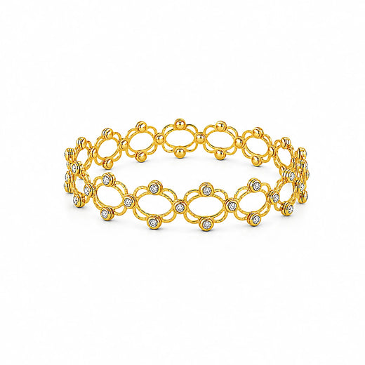 Reverie Flex Ring Bracelet gold