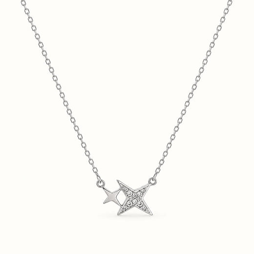 Celeste Twin Star Necklace