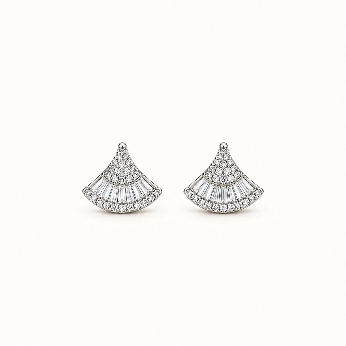 Seraphine Fan Stud Earrings