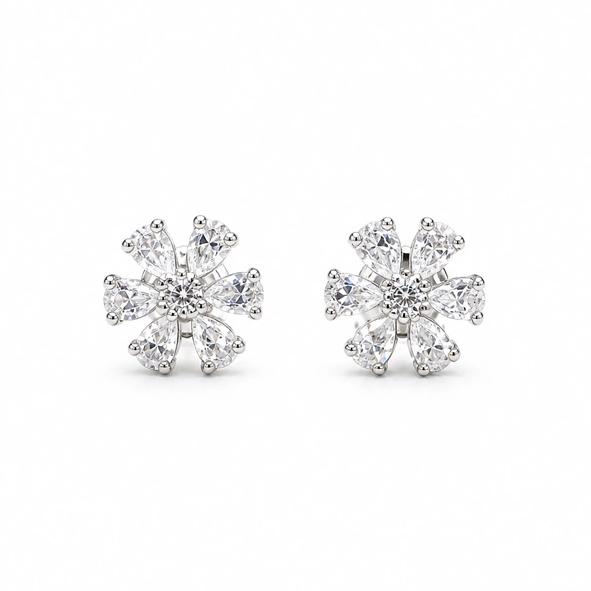 Petal Radiance Stud Earrings