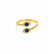 Azure Marquise Open Ring