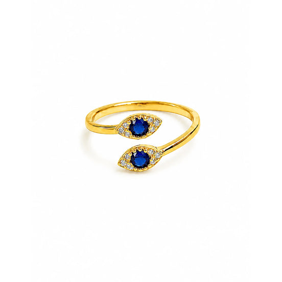 Azure Marquise Open Ring