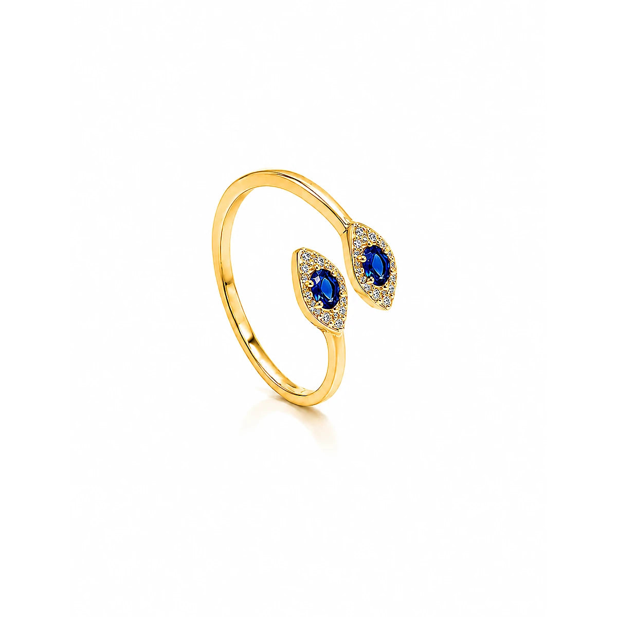 Azure Marquise Open Ring