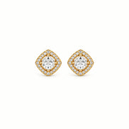 Auréa Heart Halo Stud Earrings