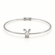 Bunny Pearl Adjustable Kids Bracelet