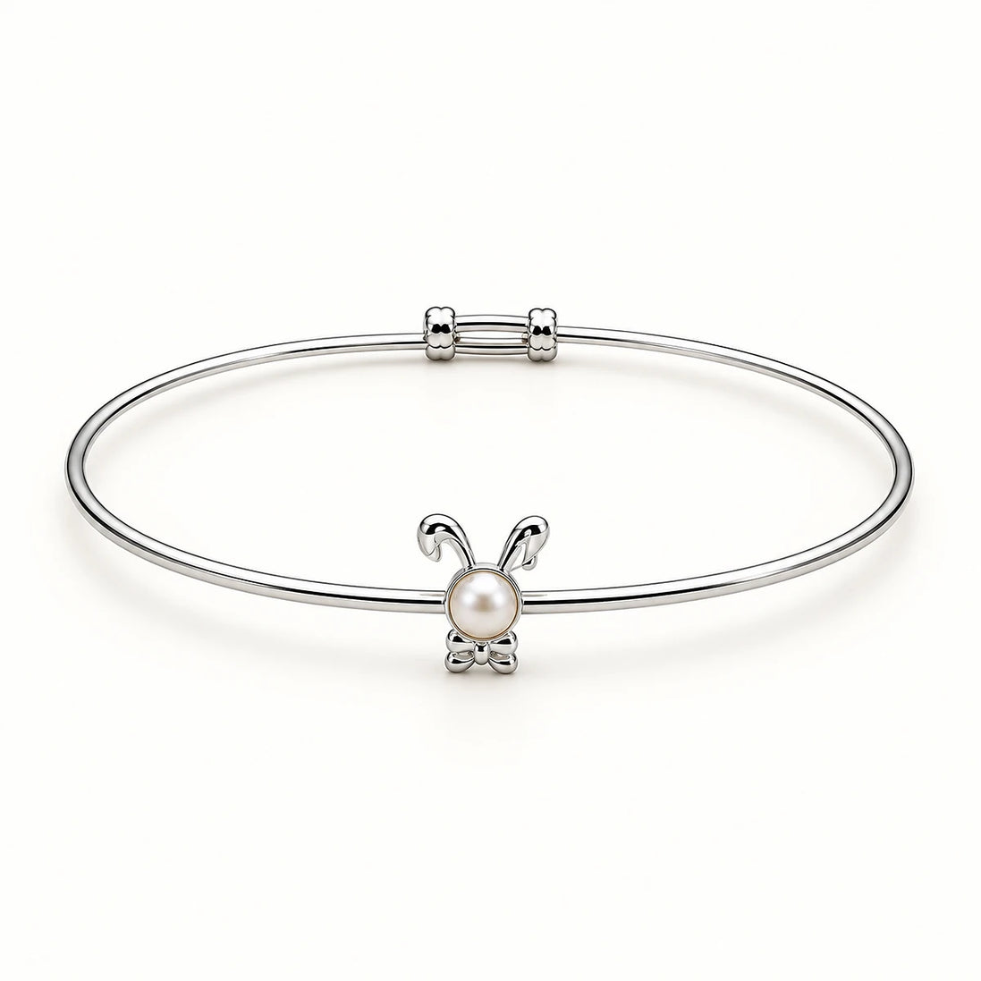 Bunny Pearl Adjustable Kids Bracelet