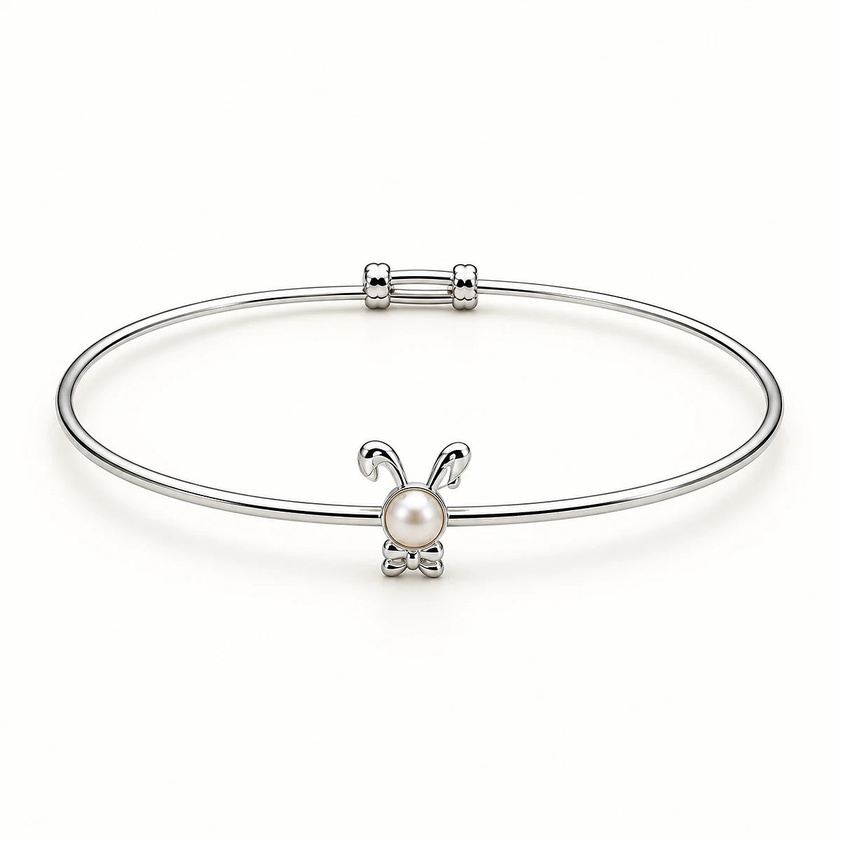 Bunny Pearl Adjustable Kids Bracelet