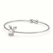 Bunny Pearl Adjustable Kids Bracelet