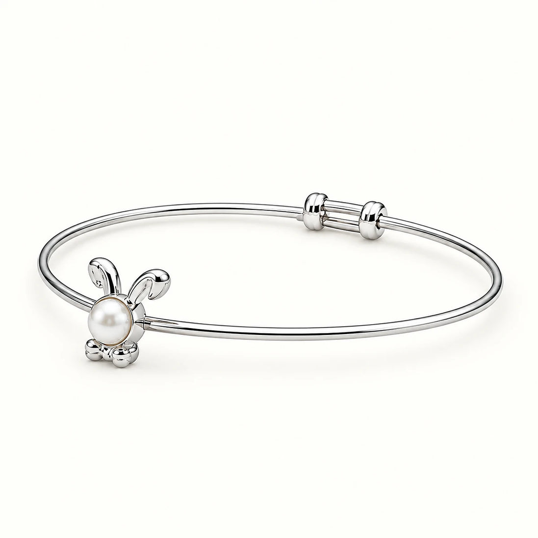 Bunny Pearl Adjustable Kids Bracelet