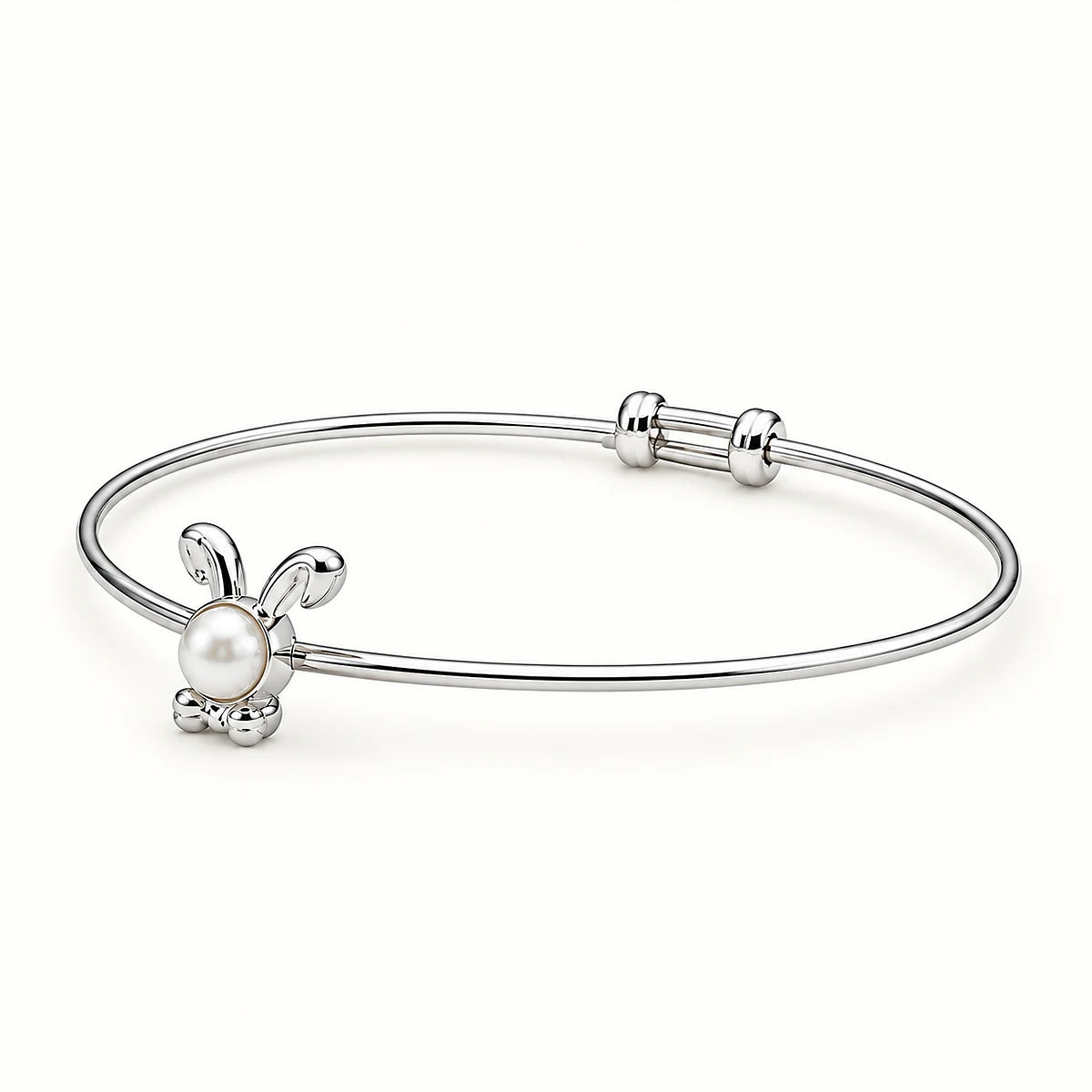 Bunny Pearl Adjustable Kids Bracelet