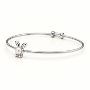 Bunny Pearl Adjustable Kids Bracelet
