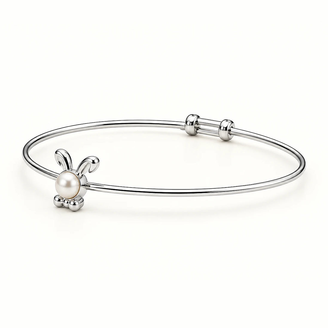 Bunny Pearl Adjustable Kids Bracelet