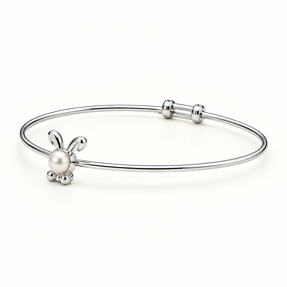 Bunny Pearl Adjustable Kids Bracelet