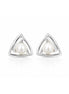 Trinity Pearl Stud Earrings