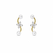 Pearl Bloom Duo Stud Earrings
