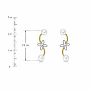 Pearl Bloom Duo Stud Earrings