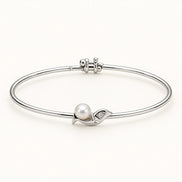 Little Pearl Leaf Bracelet