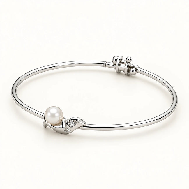 Little Pearl Leaf Bracelet