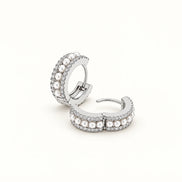 Pearl Radiance Hoop Earrings
