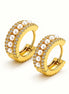 Pearl Radiance Hoop Earrings