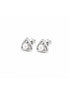 Nova Pearl Triangle Stud Earrings