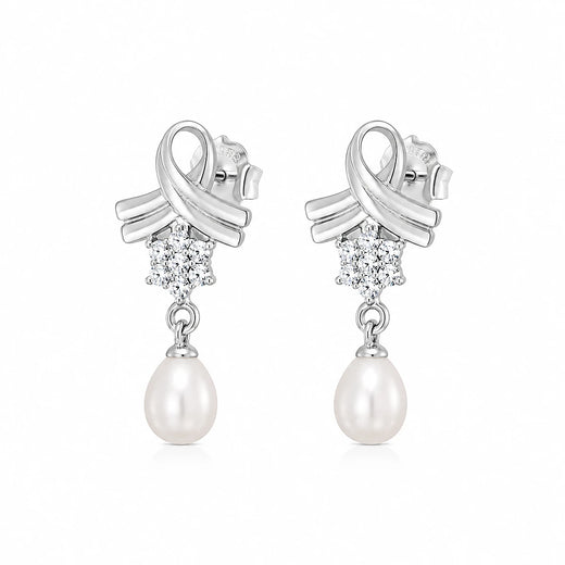 Aurora Pearl Drop Earrings