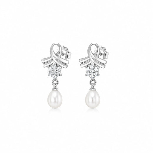 Aurora Pearl Drop Earrings