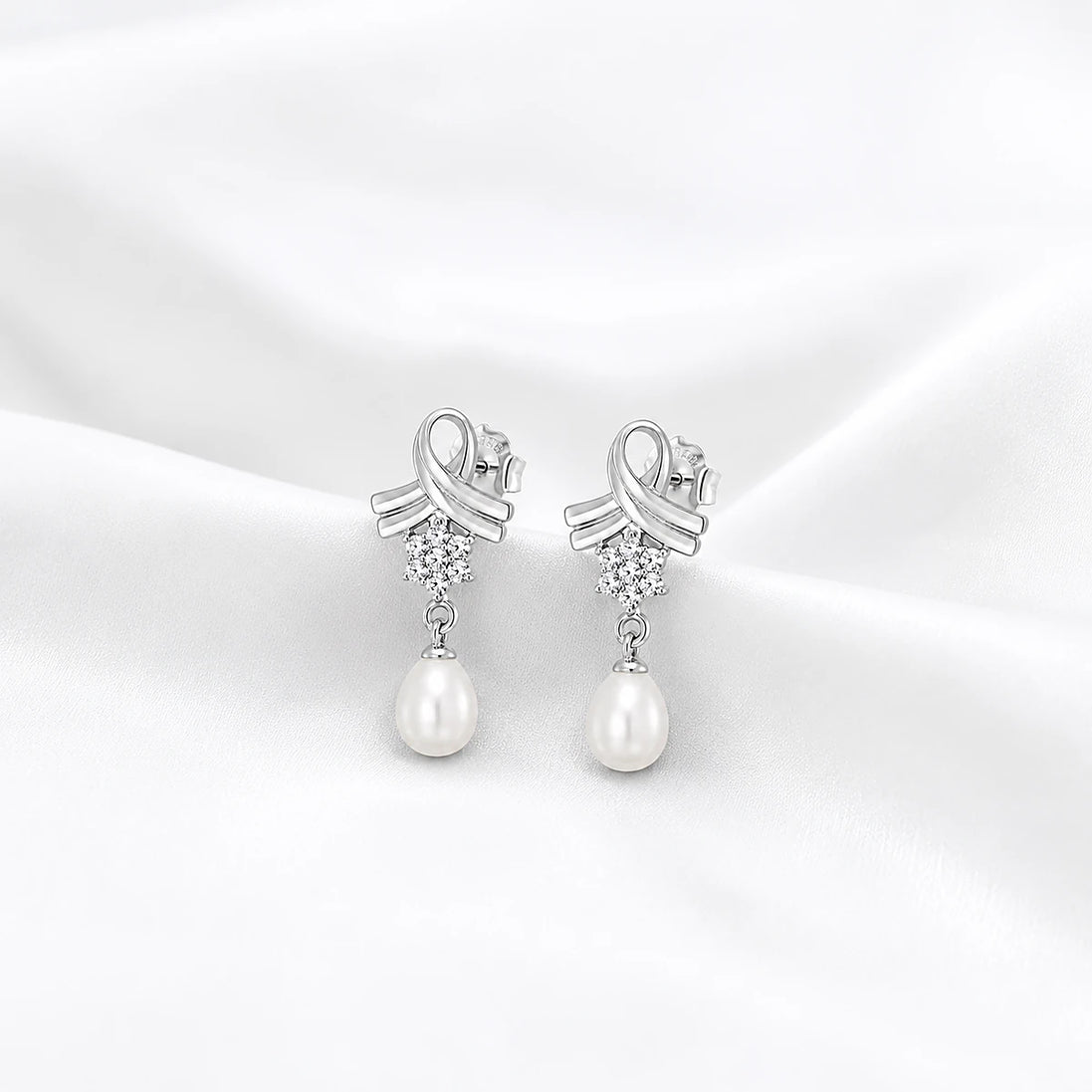 Aurora Pearl Drop Earrings